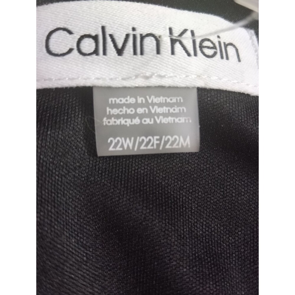 Calvin Klein Women's Black Velvet Long Sleeve Dress New 22W - Picture 2 of 5